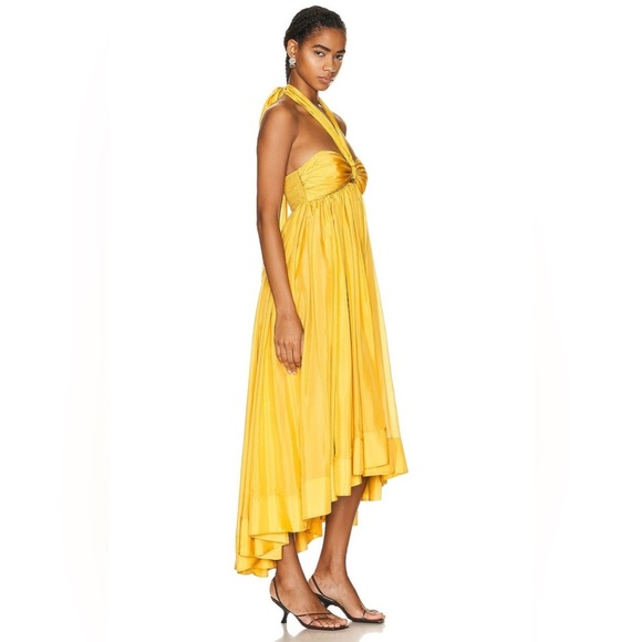 NWT | Zimmerman Dev Halter Silk Midi Dress Size US 4 - Picture 7 of 14